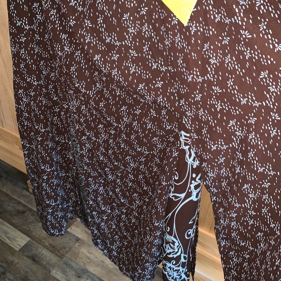 Mood of course NWT double floral dressy modest skirt size 3X - Picture 3 of 6